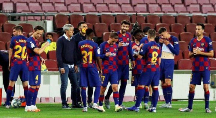 Barcelona announces that one of its players has been infected with the Corona virus
