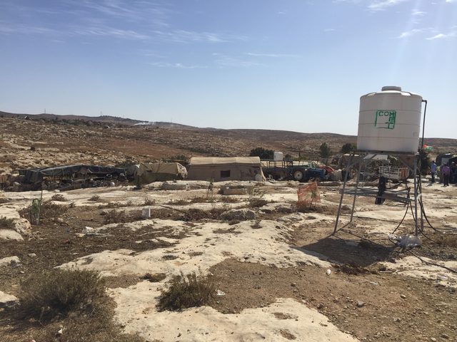 IOF raze Palestinians lands near illegal settlement