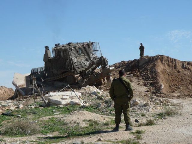 Israeli occupation stop road rehabilitation work  Bethlehem