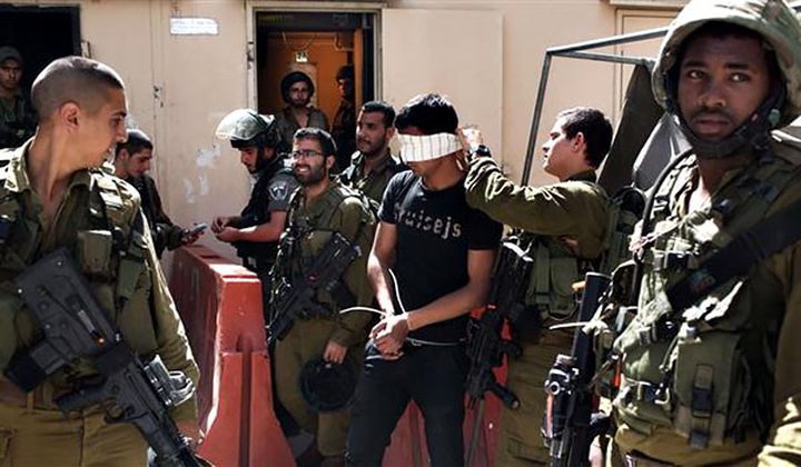13 Palestinians detained during raids in the West Bank