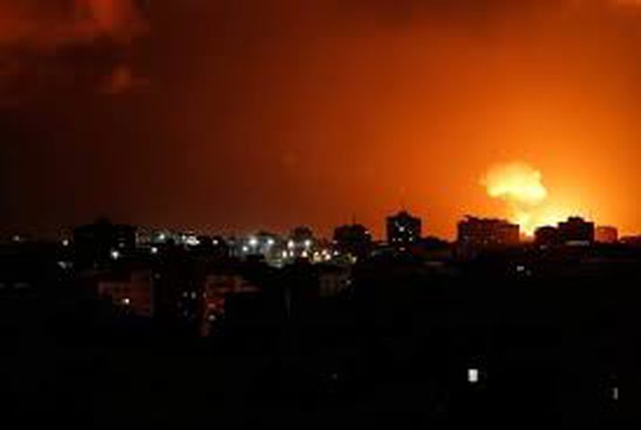 Sites in Gaza were bomber by Israeli warplanes, no injuries reported