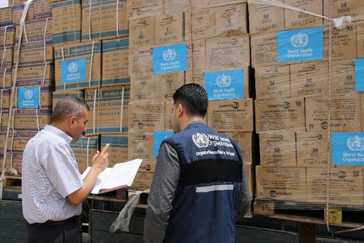 Gaza receives a new supply of corona testing kits from the WHO