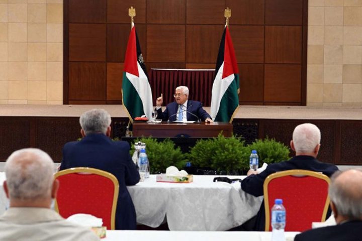 President Mahmoud Abbas chaired a meeting of the Executive Committee