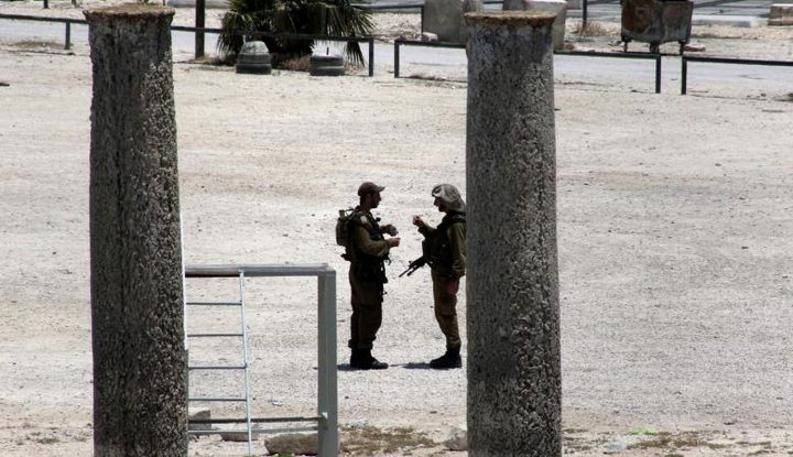 Israeli occupation closes the area of the archeological site of Sabastia