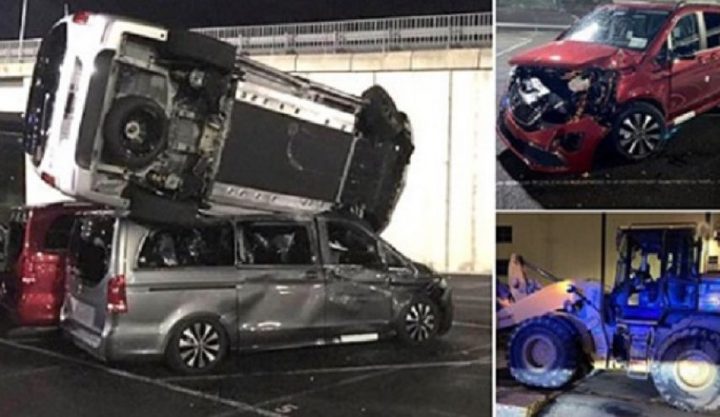 Angry man smashes 50 Mercedes cars worth 5 million pounds
